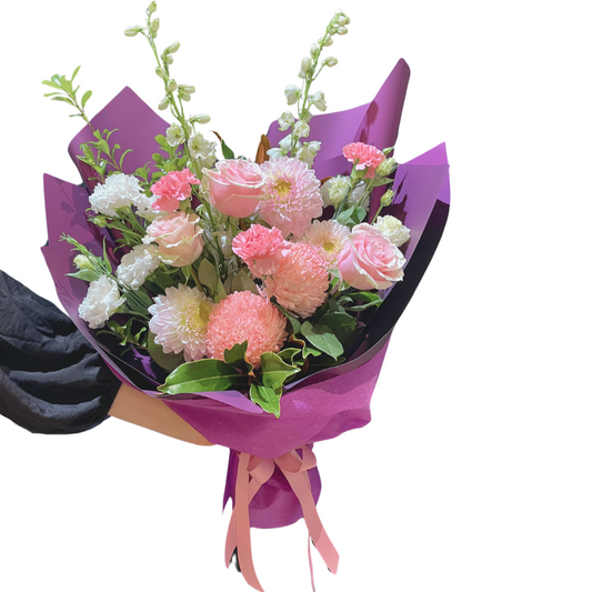 Florist Choice Front Facing Pastel Bouquet - Ever Young