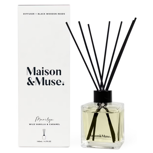 Maison & Muse - Reed Diffuser, Marilyn - Wild Vanilla & Caramel