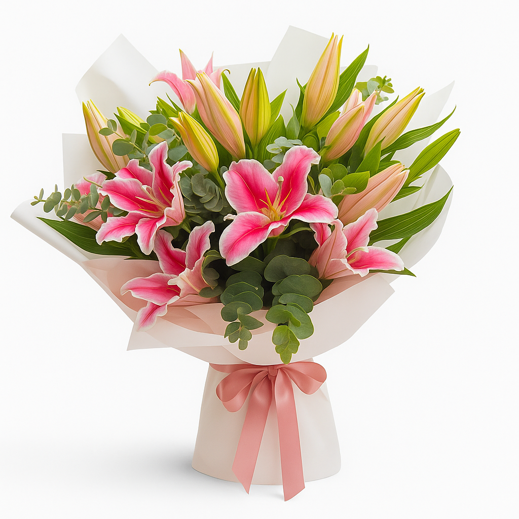 Pink Lily Bouquet