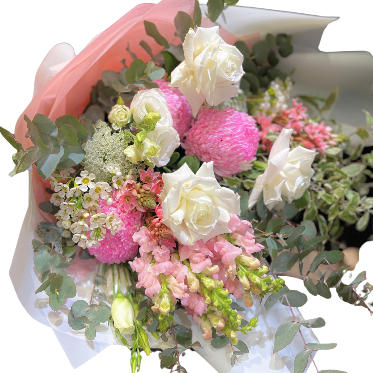 Florist Choice Front Facing Bouquet - Clouds