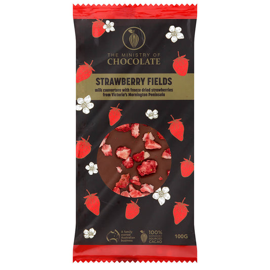Strawberry Fields Milk Chocolate Bar