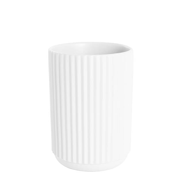 Ceramic Cyprus White Vase